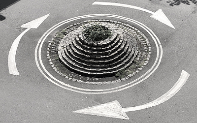 Image of a roundabout from the open city project