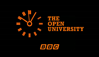 An old still of the BBC Open University clock