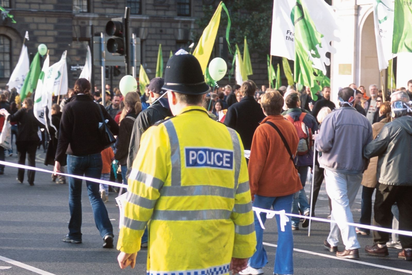 Police officer at Downing Street