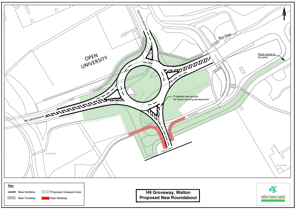 scope of works for construction on new roundabout