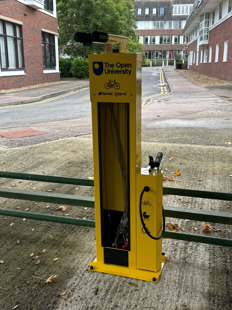 Yellow Bike Maintenance Station