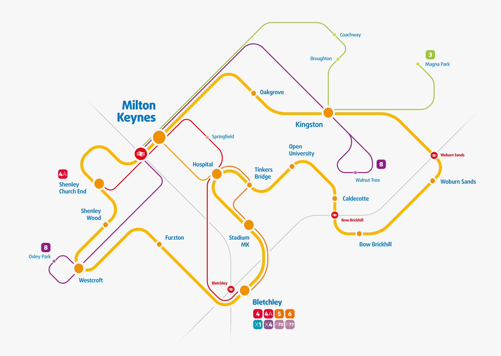 The Loop Bus Map