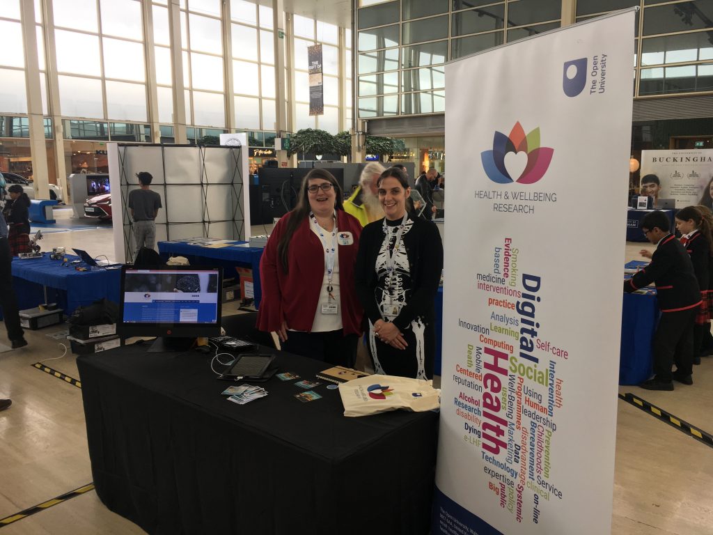 Health and Wellbeing stand at the MK Innovates Festival