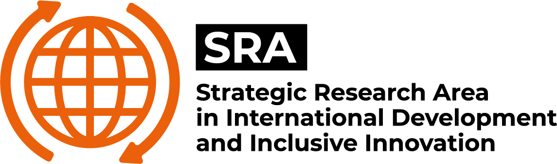 SRA logo - an orange globe