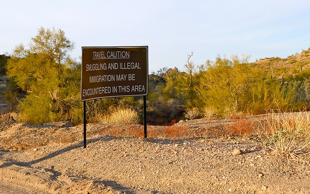 US-Mexico border image