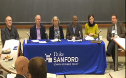 Raphael Kaplinsky on Duke University's panel discussion image