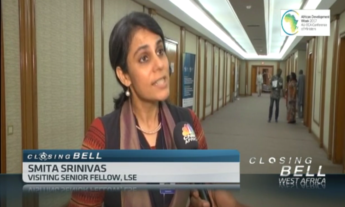 Smita Srinivas interviewd by CNBC Africa