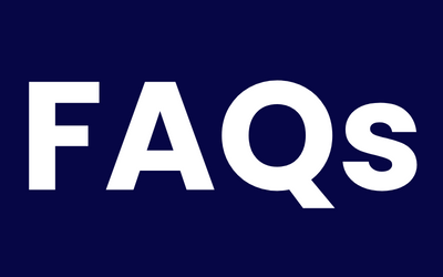 A title reading FAQs