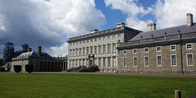 The front of Castletown House in County Kildare