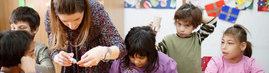 Children with learning disabilities in a school setting. Image credit: Zoranm/iStock/Getty