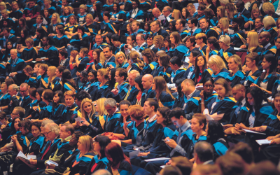 image of a degree ceremony