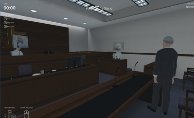 VR Courtroom - police blog 