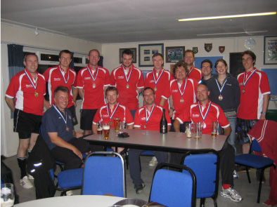 OU touch club with winners medals