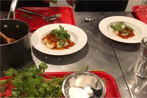 Vegan cookery class