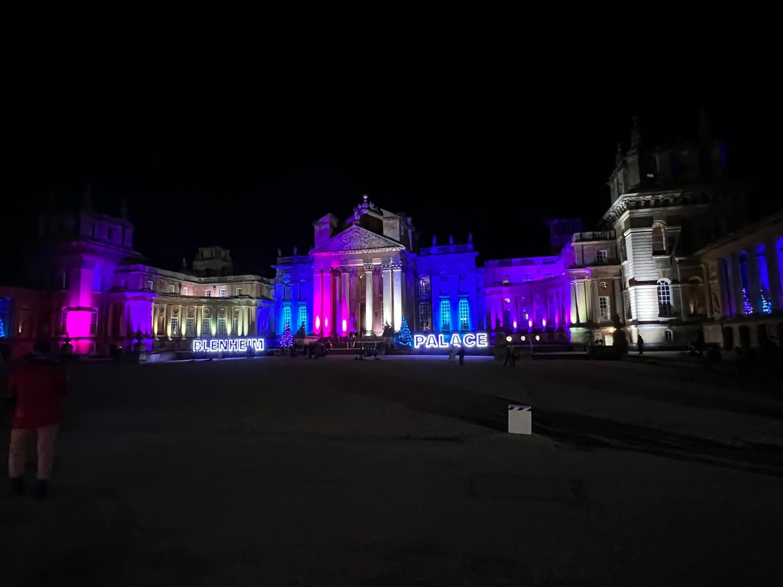 Blenheim Palace illuminated