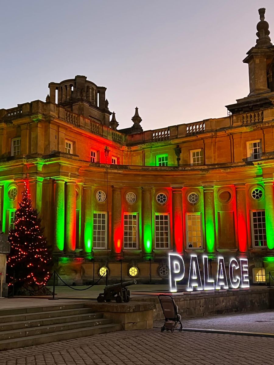 Blenheim in lights