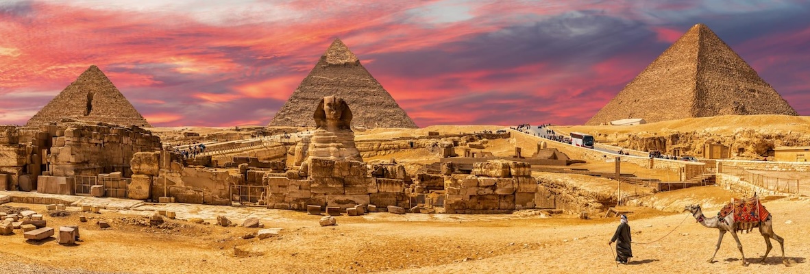 The Pyramids and Sphinx