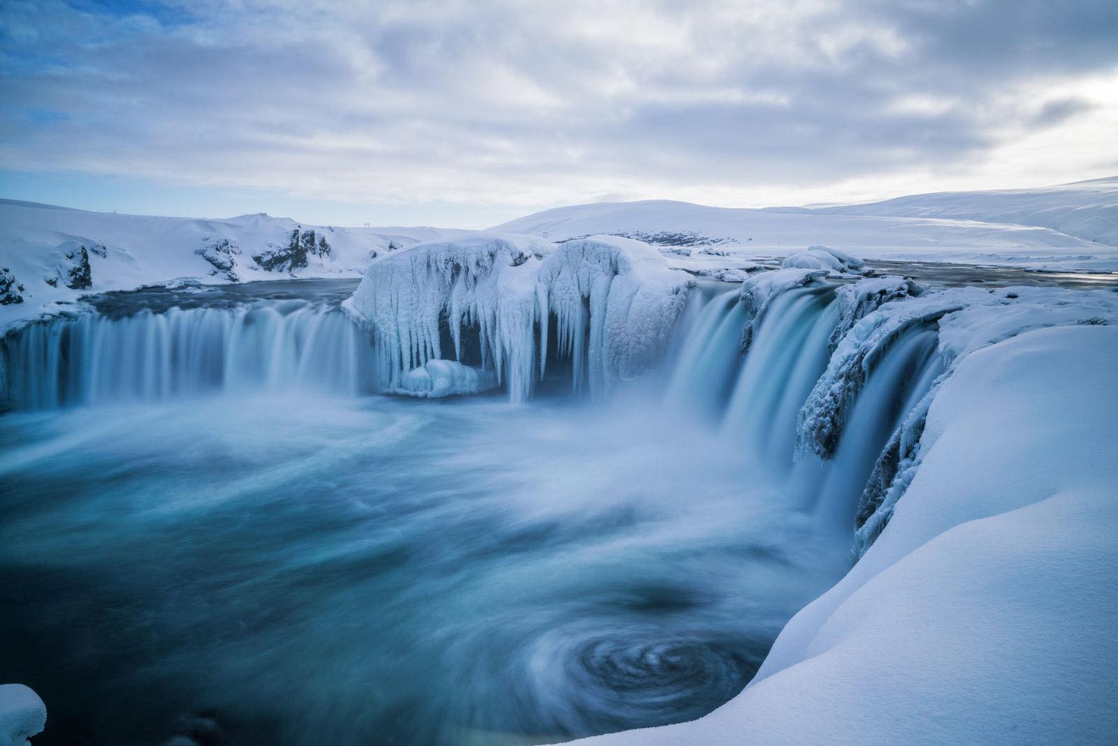 Godafoss in Winter (Louise Thomas)