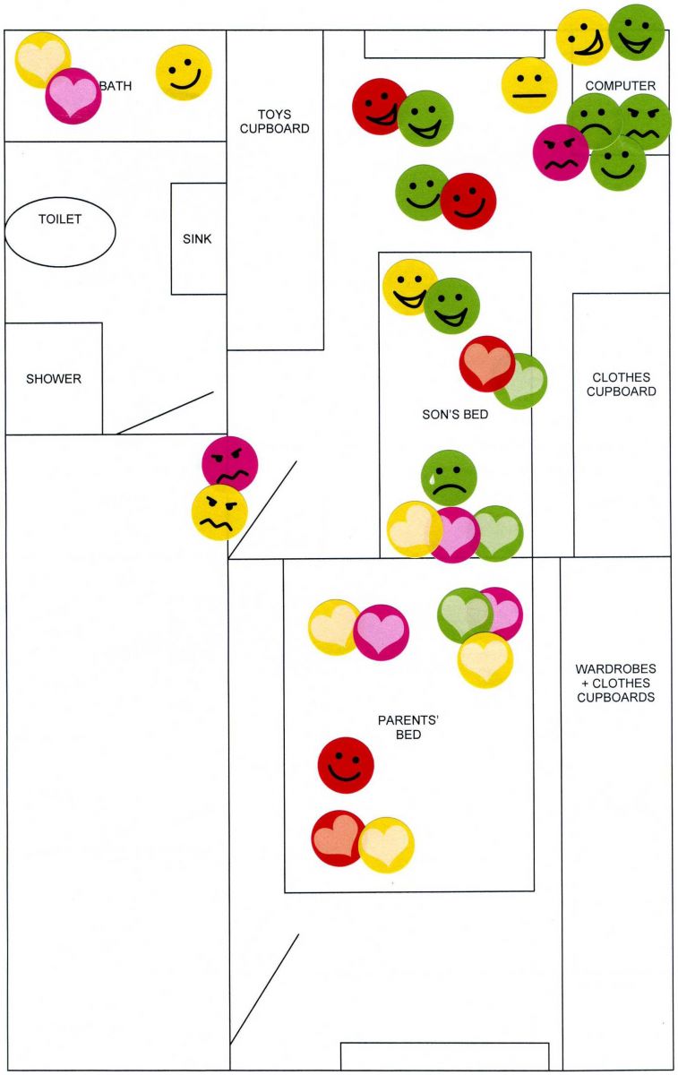 Emotion map, first floor