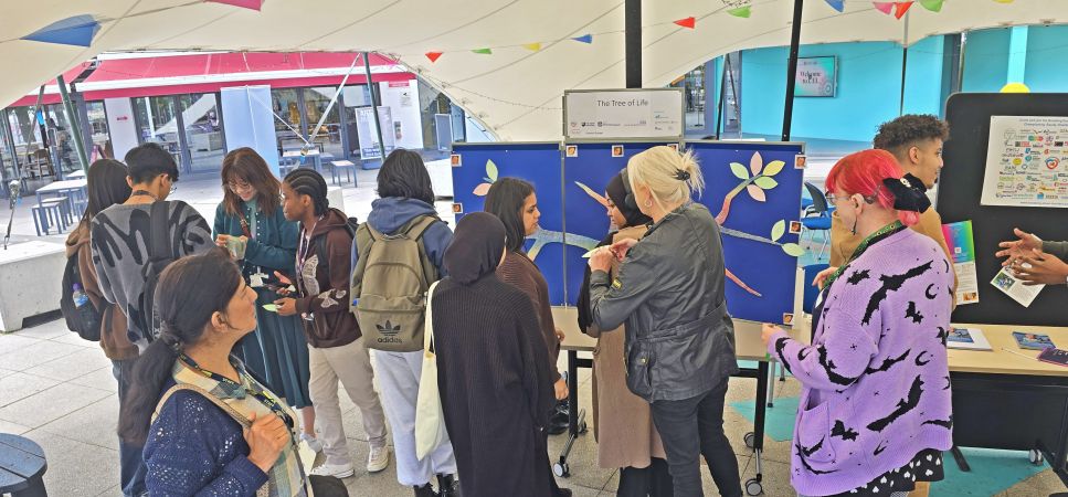 British Science Festival tree visitors