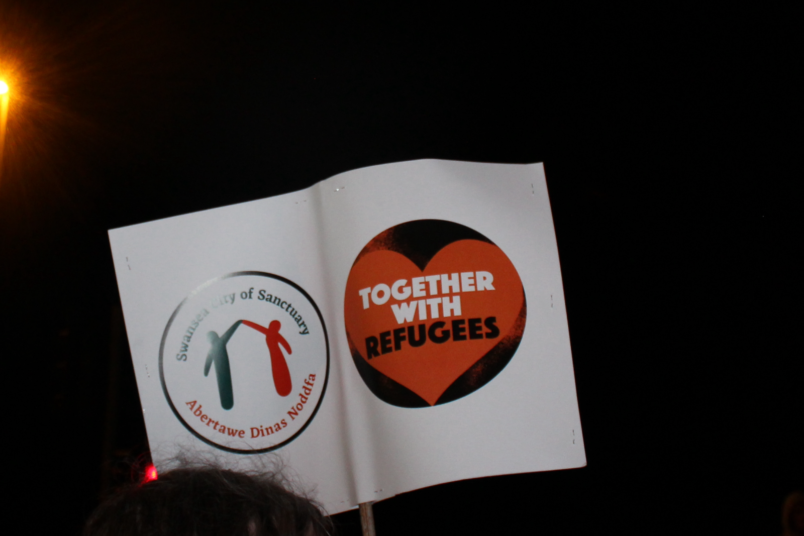 leaflet of together with refugee