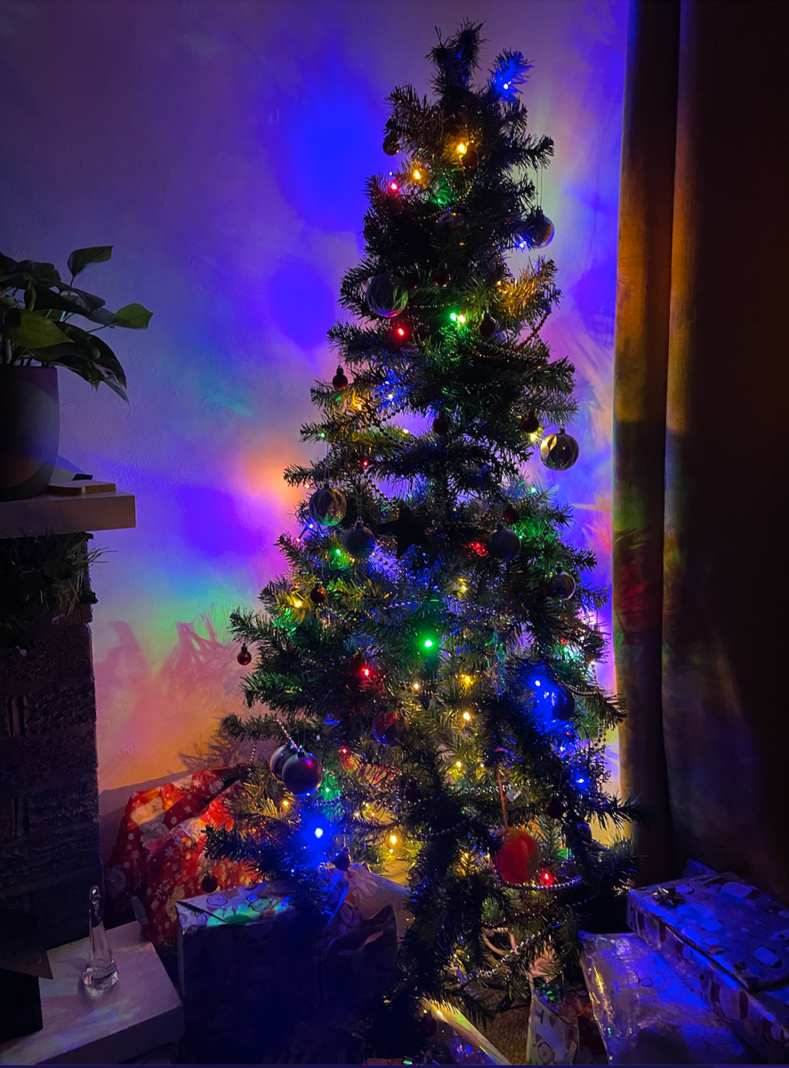 light-up Christmas tree