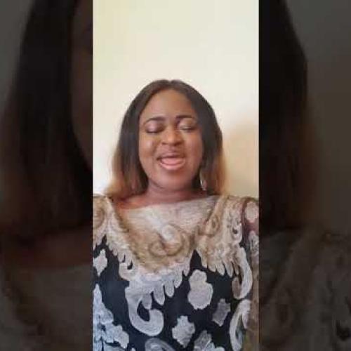 A Nigeria women sings gospel