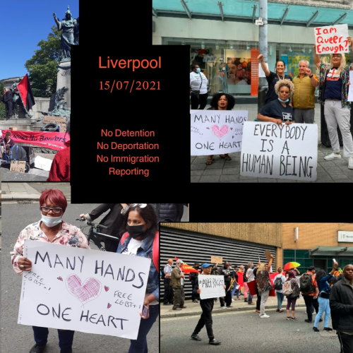 Demonstration in Liverpool
