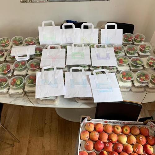 Lunch for NHS staff in Oxford prepared by the Kurdish Community