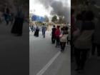 Samos Refugee Camp in Greece on fire, May 2020