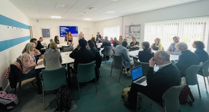 Delegates attending a workshop session at the conference