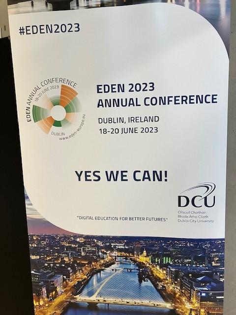 Welcome banner for Eden Conference