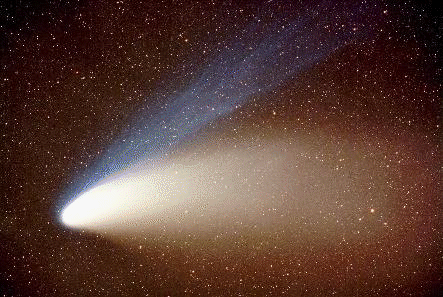 View of comet tails