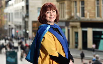Professor Lynne Cadenhead has been awarded an honorary degree at OU ceremonies in Glasgow.