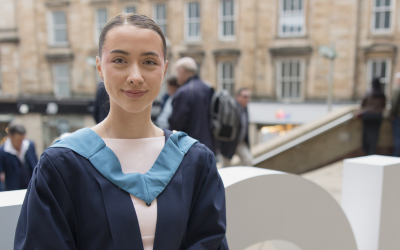 Open University graduate Alana