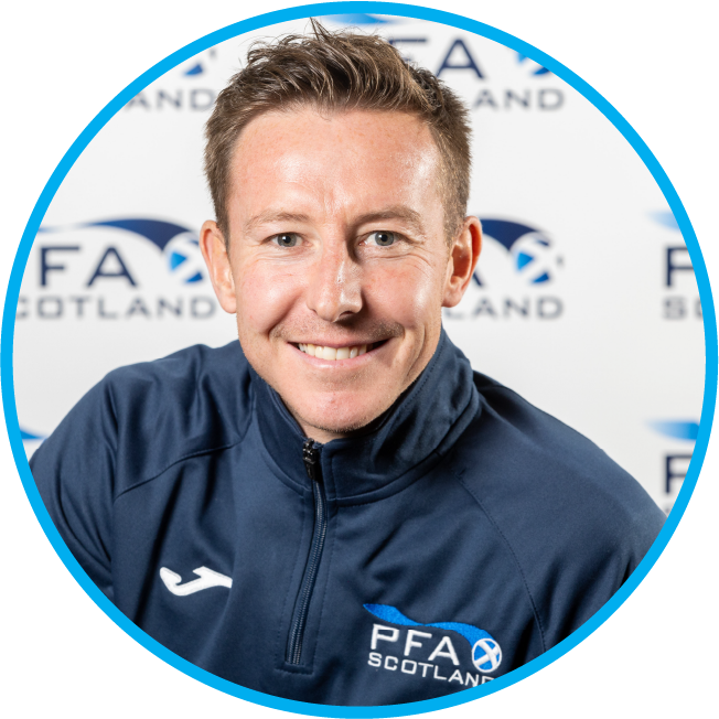 Chris Higgins, Players Services Manager at the Professional Footballers' Association (PFA) Scotland