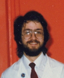 Tom Gibb working as a nurse in the 1980s