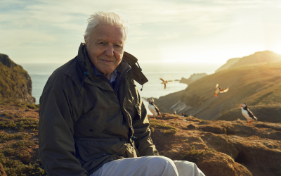 Sir David Attenborough, presenter of Open University/BBC co-production Wild Isles and an OU honorary graduate.