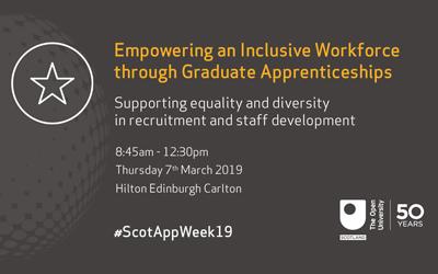 Event graphic - Empowering an Inclusive Workforce through Graduate Apprenticeships
