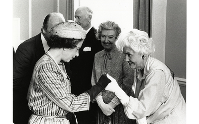 Her Majesty The Queen visiting the OU