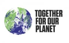 COP26 logo: 'Together for our planet' 