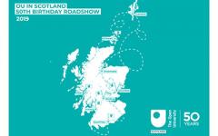 OU Roadshow Employer Events map 