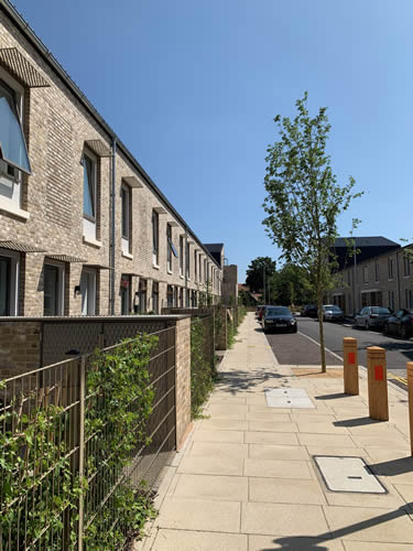 Goldsmith Street: Passivhaus social housing development for Norwich City Council, and 2019 Stirling Prize winner. Credit: Georgina Holden