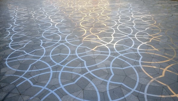 The pinwheel tiling in Melbourne's Federation Square