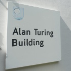 Sign for the Alan Turing Building