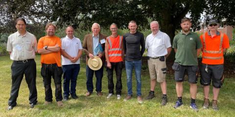 Photo of the Britain in Bloom Team