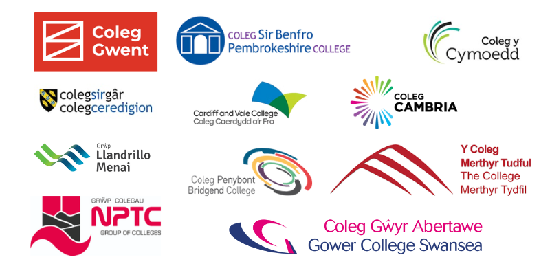  Logos colegau Cymru